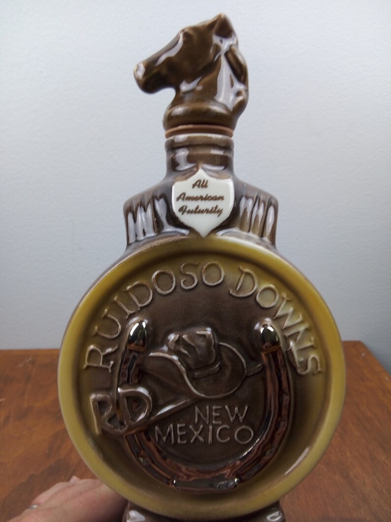 Vintage Ruidoso Downs Jim Beam Decanter Etsy