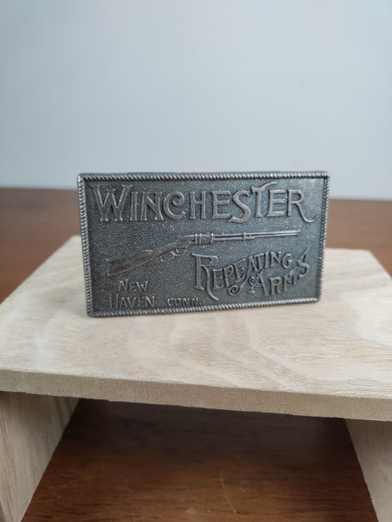 Vintage Winchester Repeating Arms Belt Buckle