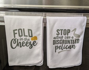 Schitt's Creek towels (set of 2 or 3)