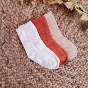 Ankle socks, autumn colors, girl socks, baby socks