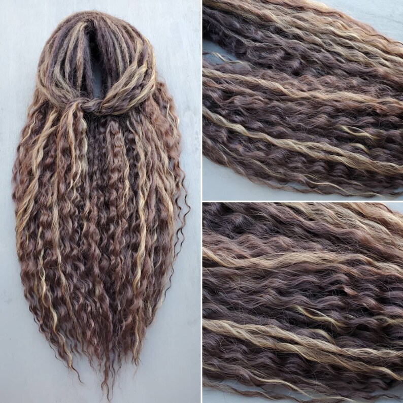 Bohemian Soft Curl Extensions Dreads Synthetic Dreadlocks Etsy