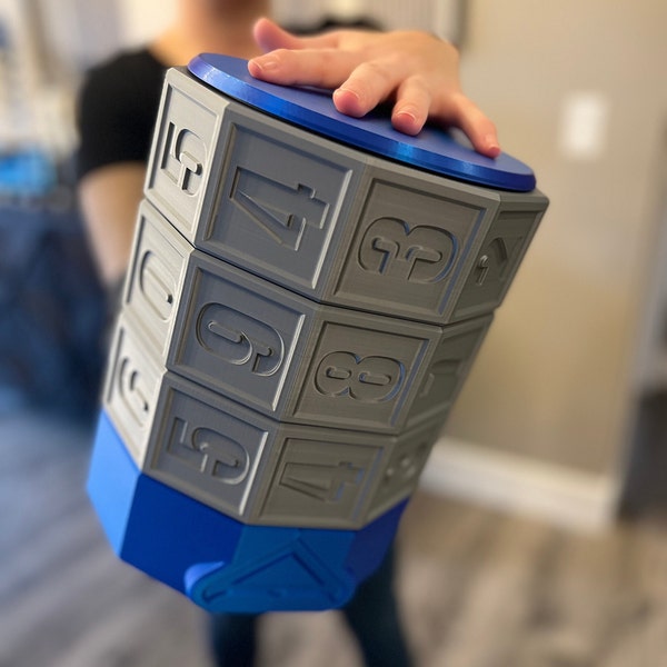 Giant! 10" MTG Life Counter, Health Tracker Wheel, Board Game XP Points, D&D Roleplay Tabletop Gaming, Game Score Clicker Board Gaming Gifts