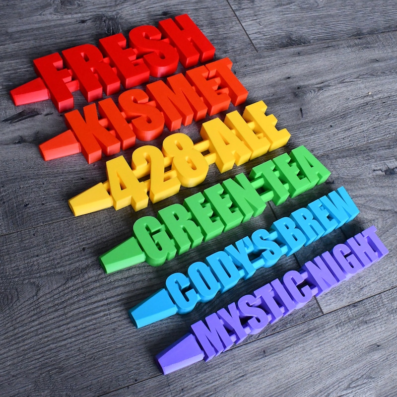 Custom Beer Tap Handle, Personalized Keg Handle