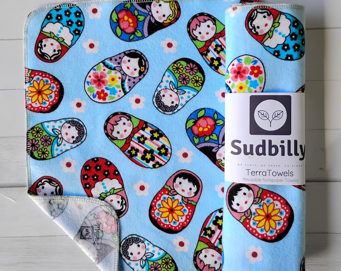 Featured listing image: Nesting Dolls - Reusable Nonpaper Towels