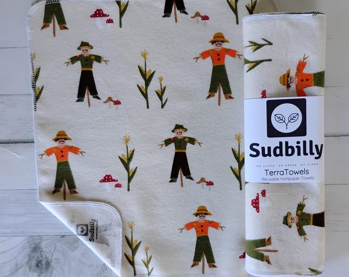 Featured listing image: Scarecrow / Reusable Paper Towels