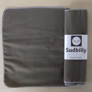 Toalhas de papel cinza escuro / reutilizáveis – Toalhas de cozinha ecológicas – Toalhas de papel flanela – Guardanapos reutilizáveis com desperdício zero – Toalha de pano