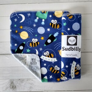Space Bees Flannel Reusable Paper Towels: Eco-Friendly Kitchen Cloth