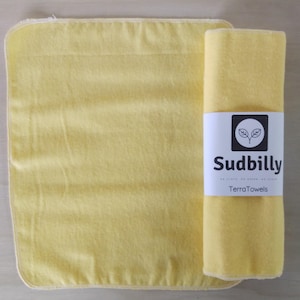 Toalhas de papel amarelo claro / reutilizáveis – Toalhas de cozinha ecológicas – Toalhas de papel flanela – Guardanapos reutilizáveis com desperdício zero – Toalha de pano