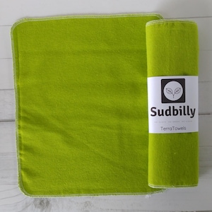 Toalhas de papel reutilizáveis/kiwi – Toalhas de cozinha ecológicas – Toalhas de papel flanela – Guardanapos reutilizáveis com desperdício zero – Toalha de pano