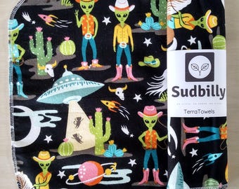 Cowboy Aliens / Reusable Paper Towels