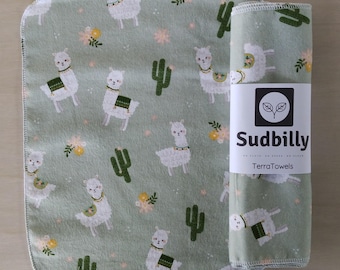 Llama's with Cactus / Reusable Paper Towels