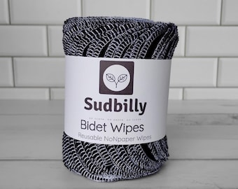 Black / Bidet Wipes