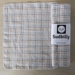 Caddy / Toalhas de papel reutilizáveis – Toalhas de cozinha ecológicas – Toalhas de papel flanela – Guardanapos reutilizáveis com desperdício zero – Rolo de toalhas de pano