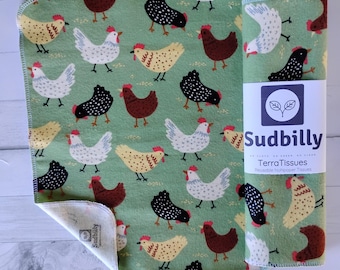Chickens / Reusable Nonpaper Towels