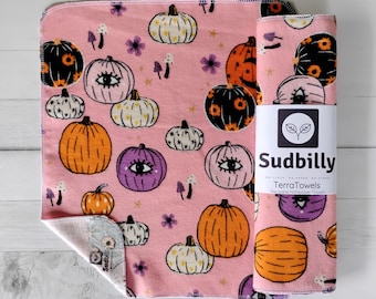 Pumpkin Eyes / Reusable Paper Towels