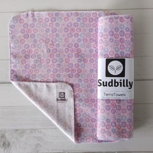 Floral Flannel Reusable Paper Towels: Eco-Friendly Kitchen Cloth