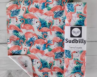 Flamingo- Reusable Nonpaper Towels