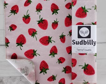 Strawberries / Reusable Nonpaper Towels