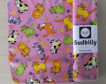 90's Purrrfection / Reusable Paper Towels