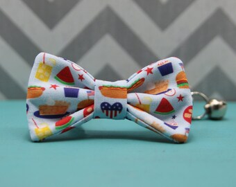 Collar con lazo para gato - Summer Picnic - Breakaway con cascabel