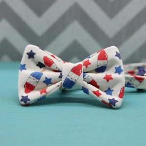 Cat Bow Tie Collar - Smiling Summer Pops - Breakaway w/ Bell