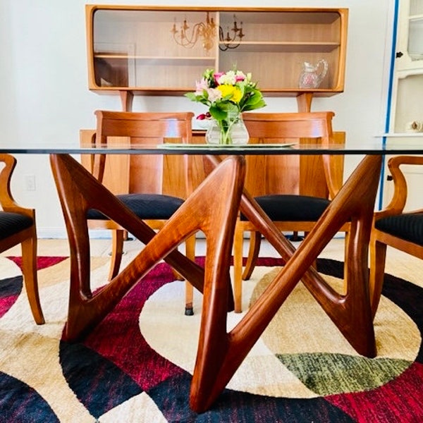 Mid Century Dining Table - Etsy