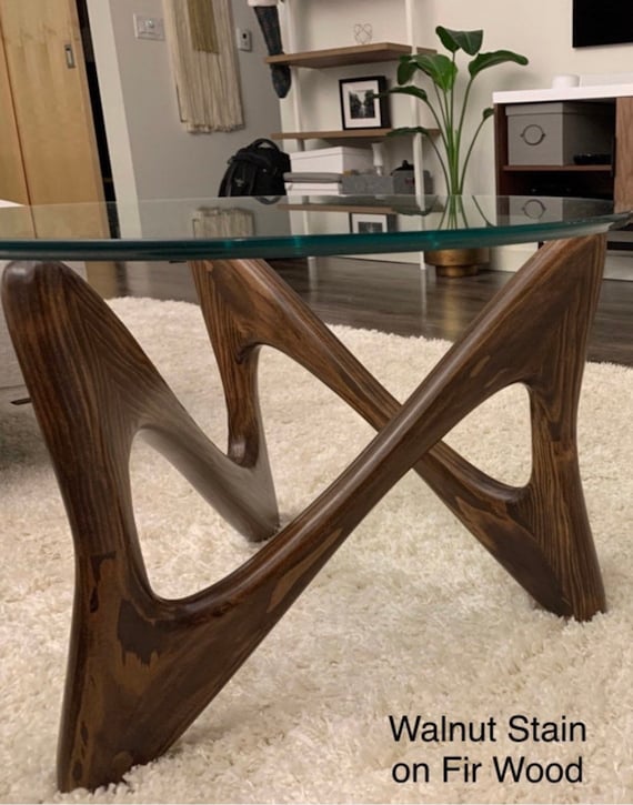 Coffee table wood base deals