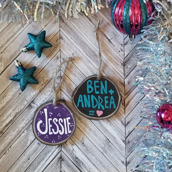 Personalized Name Ornaments