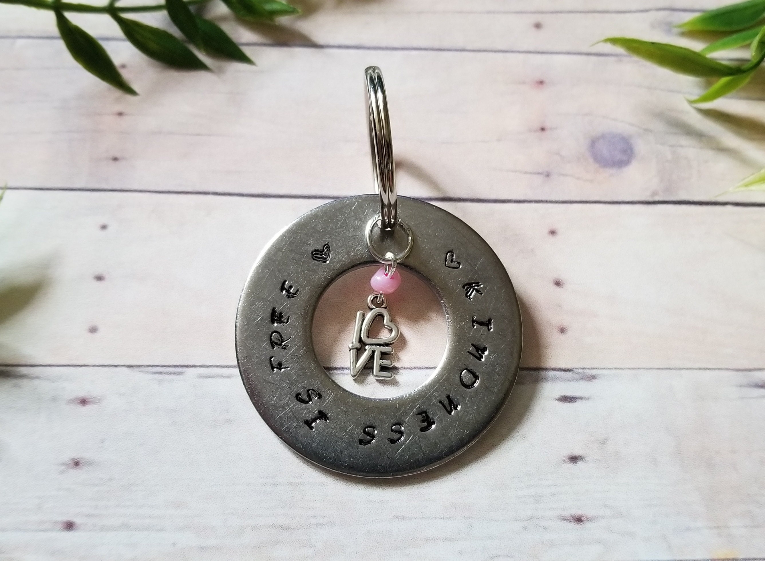 Washer Keychains Etsy