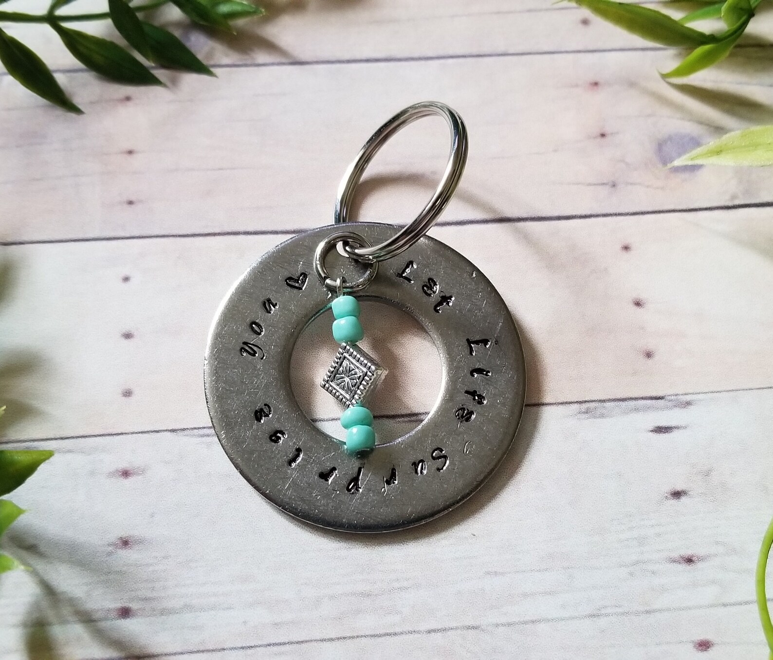 Washer Keychains Etsy