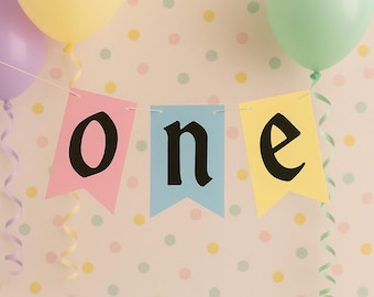 Vintage Disneyland Birthday Banner | Custom High Chair Garland