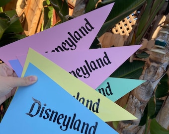 Vintage Disneyland Birthday Banner | Custom Party Decoration