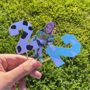Buzz lightyear Toy Story cupcake toppers, First birthday, Toy Story , space ranger birthday Fun birthday party cupcake space birthday
