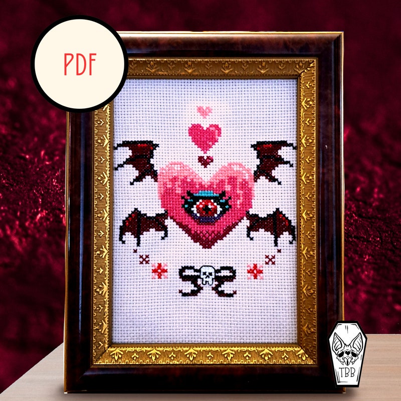Creepy Cross Stitch - Etsy