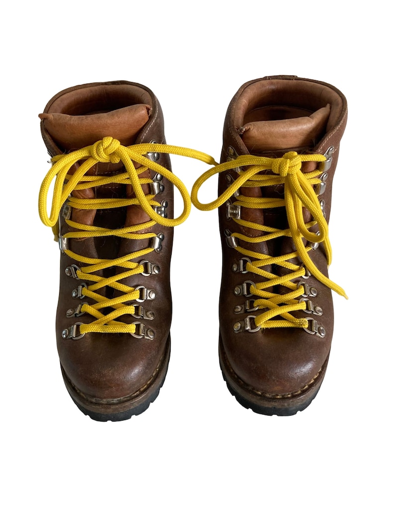 Vintage 1970s ASOLO Sport Yukon Brown Leather Hiking Trail