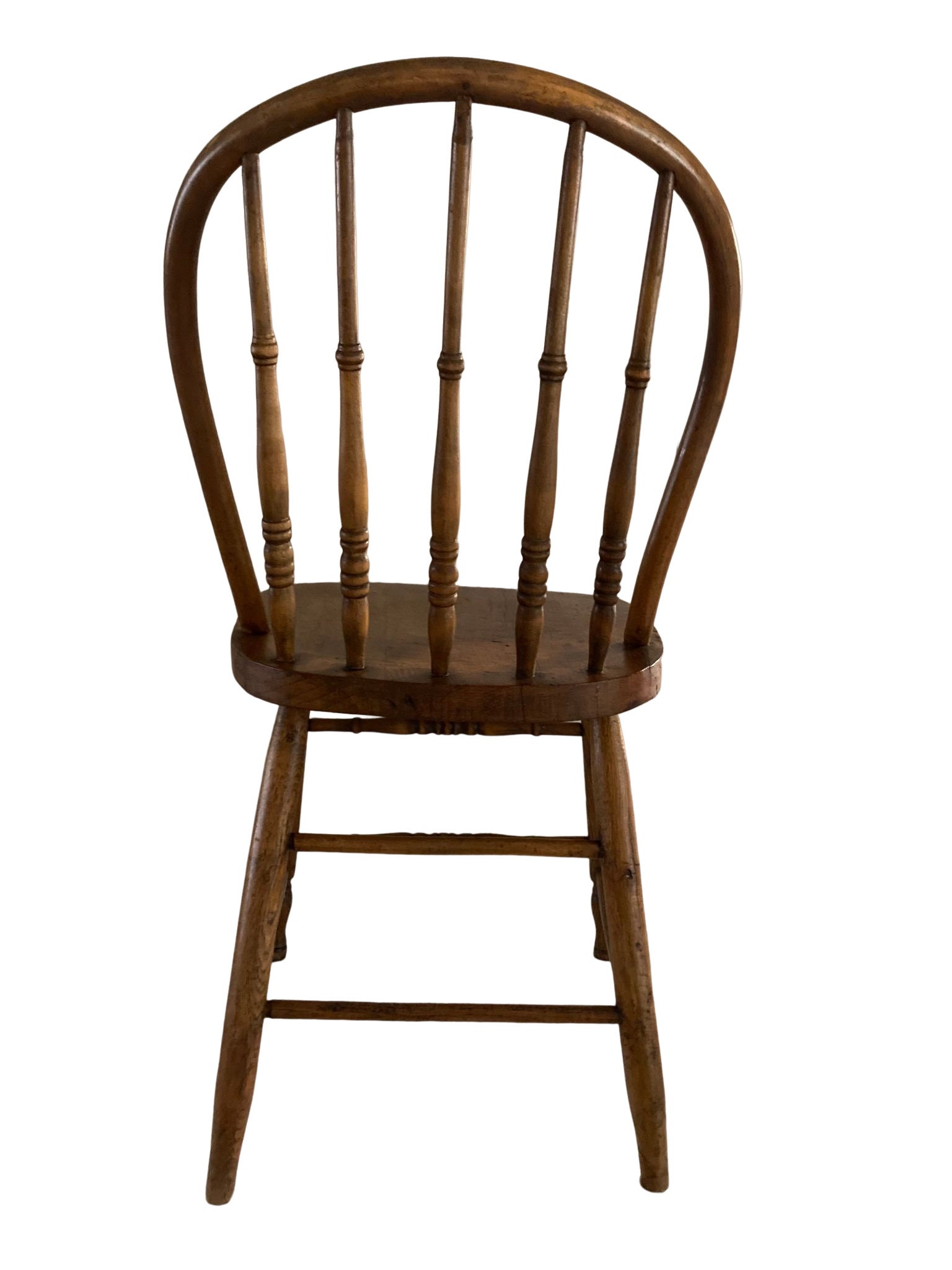 Antique 1900's Bentwood Spindle Back Farmhouse Chair OAK Etsy