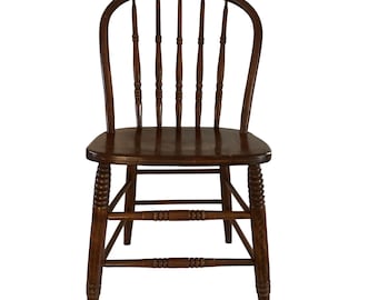 Rustic Spindle Chair Antique Spindle Back Farmhouse Chair - Etsy