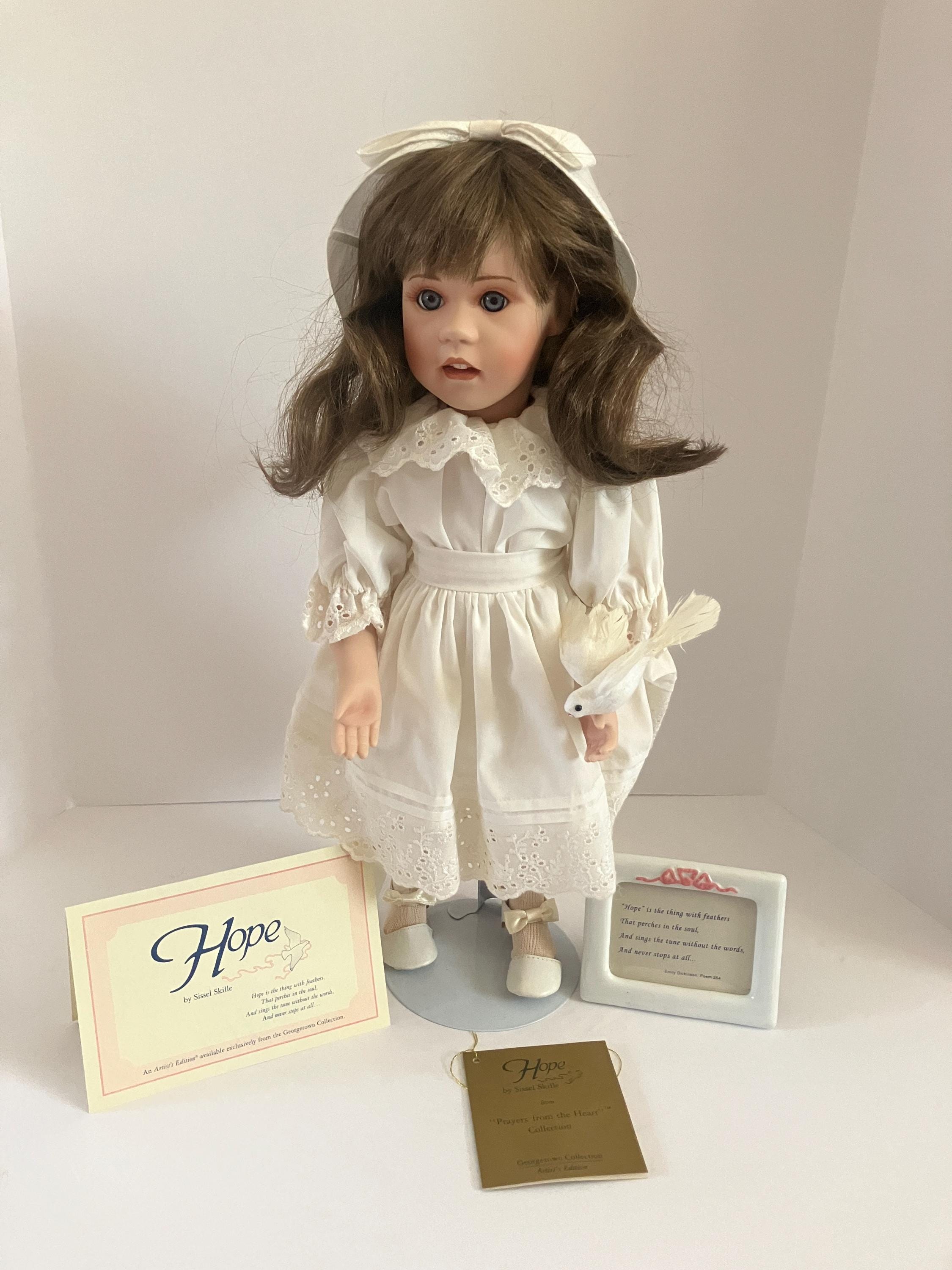 Vintage HOPE • Porcelain Doll by Sissel Skille • Gotz Artist • 17