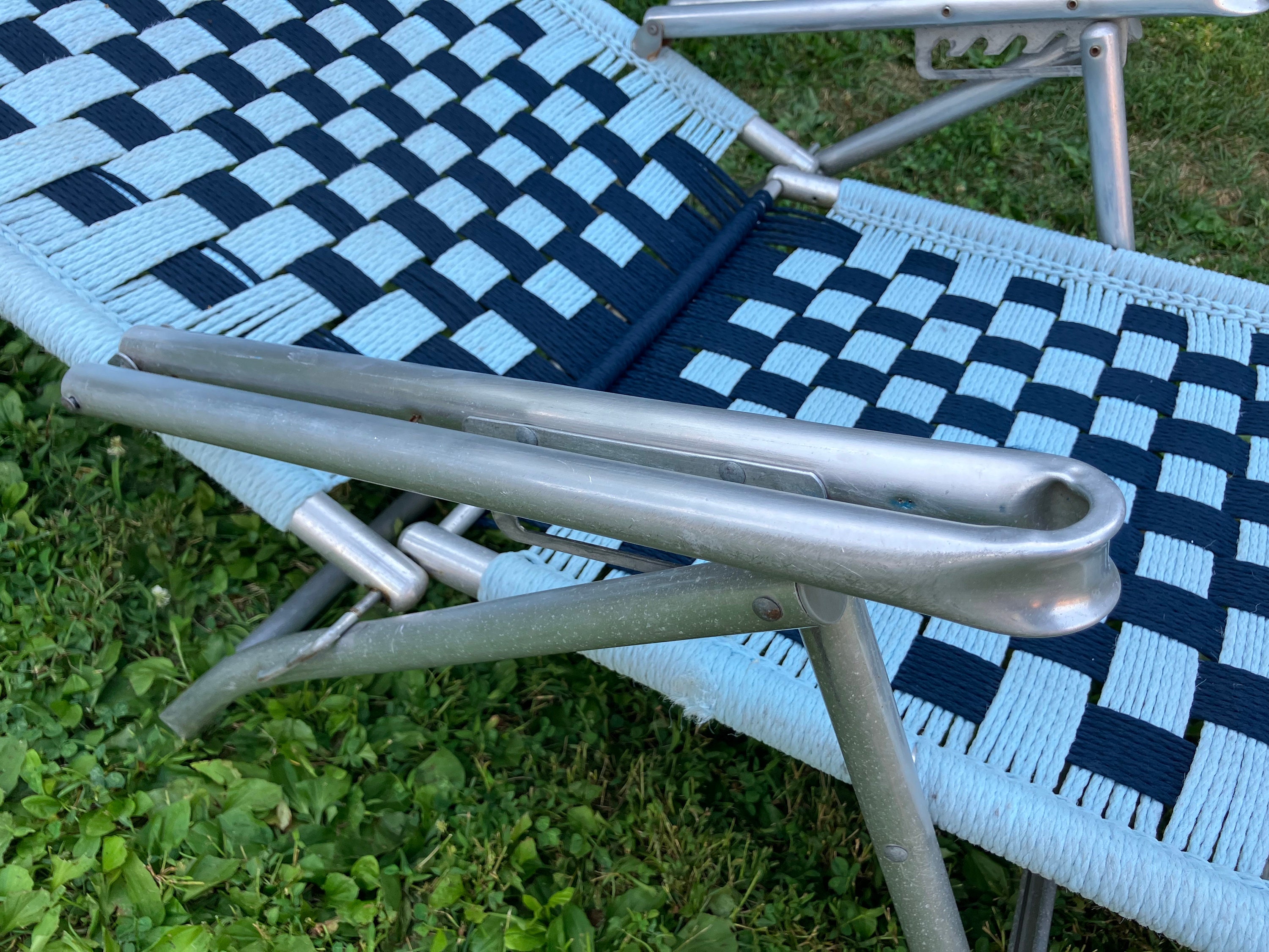 Chaise Longue Pliante Repose-Pieds Repose-Pieds Chaise De Camping