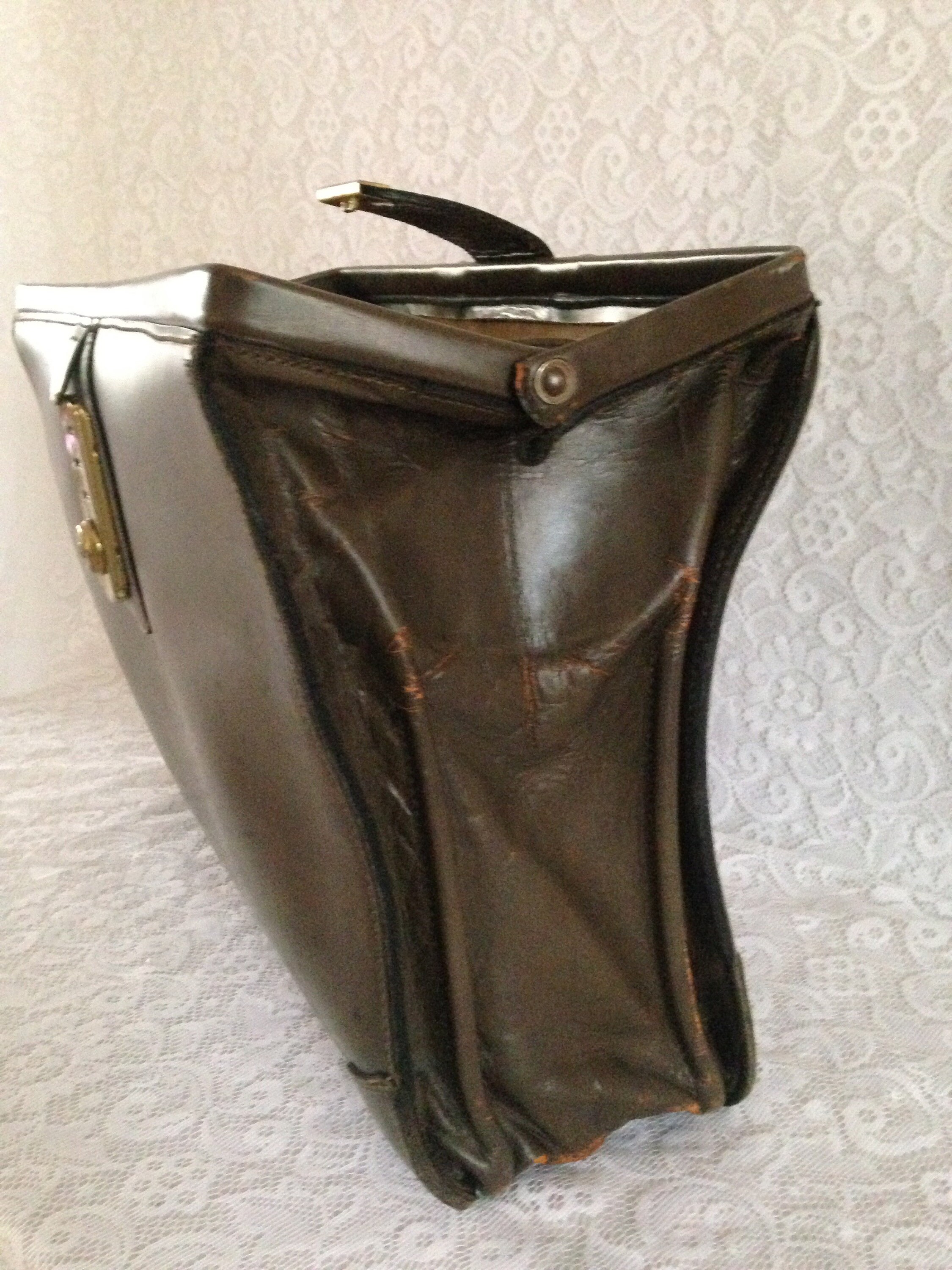 Vintage Leather Doctor Bag Satchel Medical Case Etsy.de