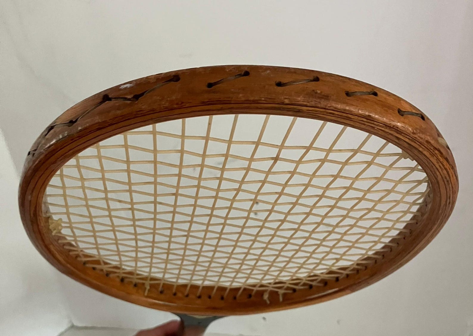 Awesome JC Higgins • Wright & Ditson • Vintage Wooden Tennis Racket ...