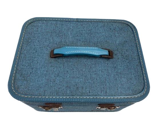 【1950s USA vintage】MONARCH トレインケース アメリカ Vintage 1950's Monarch Blue Train Case • Retro Luggage
