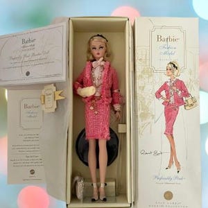 Preferably Pink Silkstone Barbie Doll by Robert Best • Gold Label