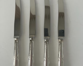 Set of 4 Antique • Mappin & Webb • Butter or Dessert Knives