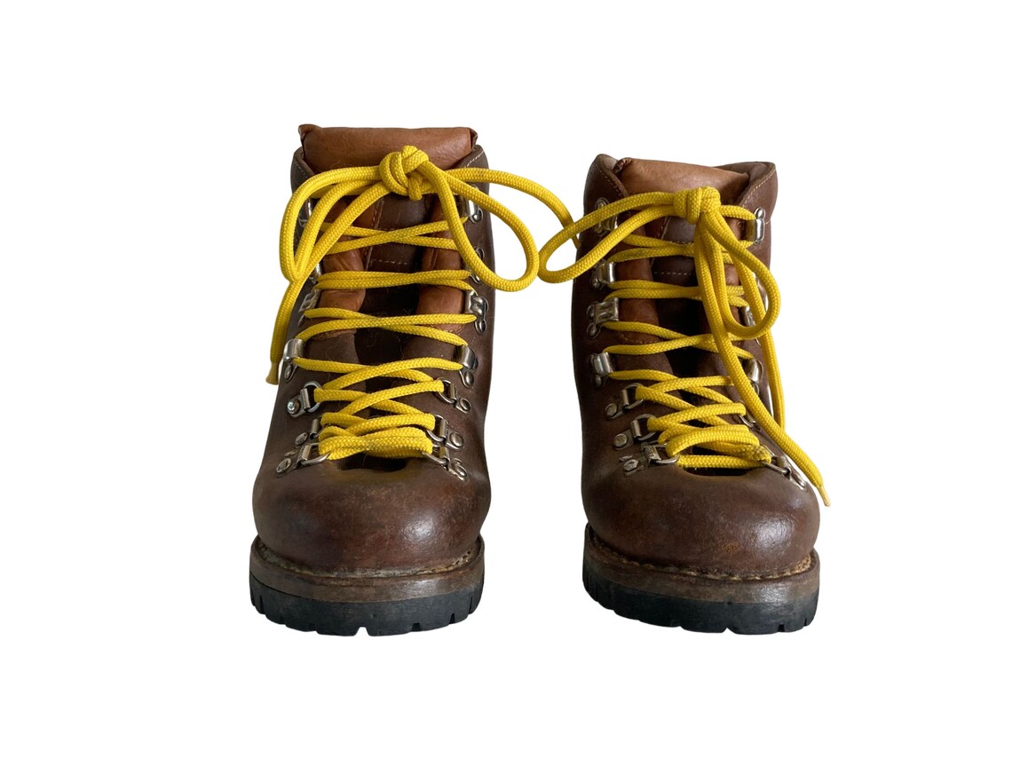 Vintage 1970s ASOLO Sport Yukon Brown Leather Hiking Trail