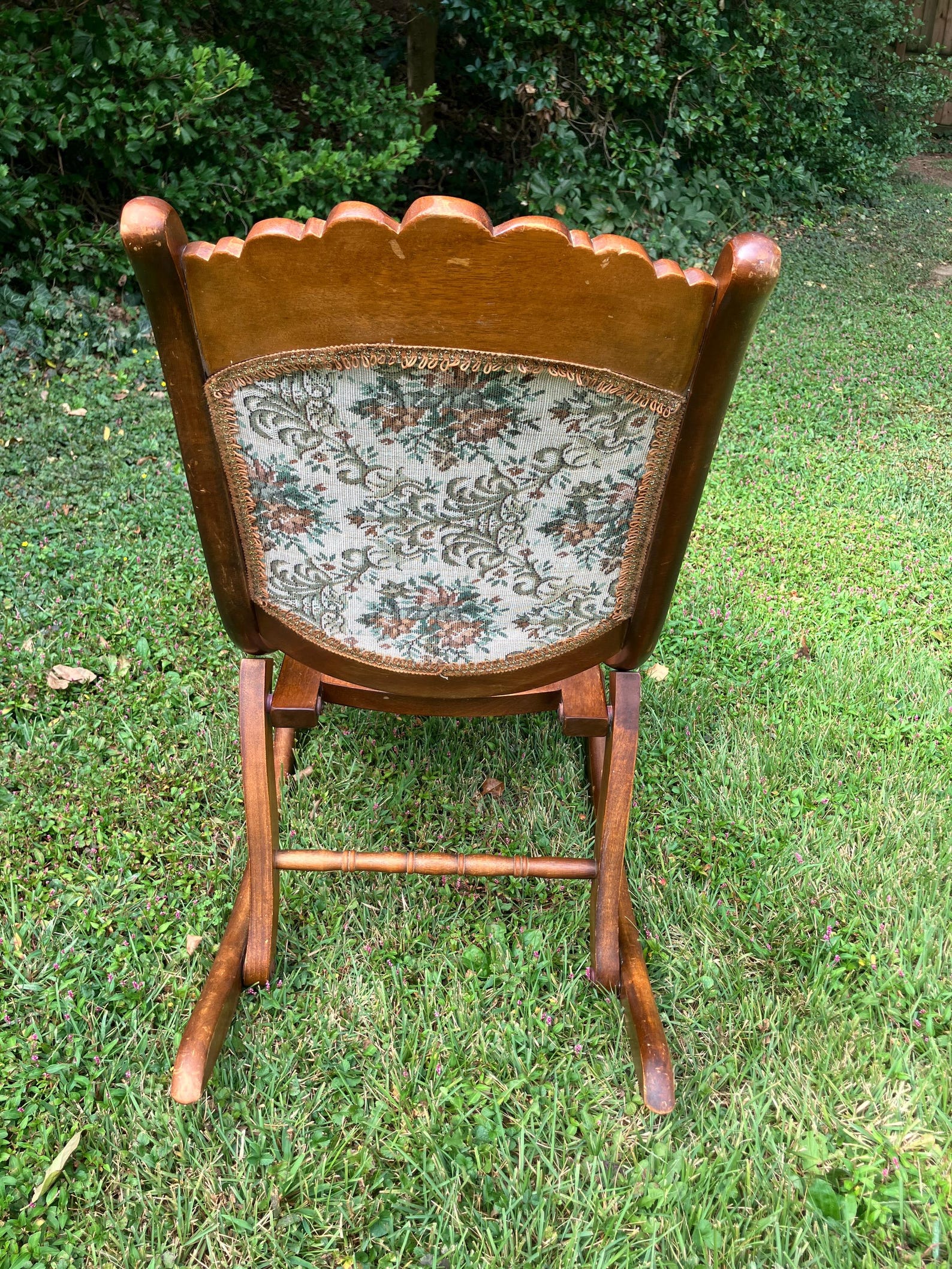 Antique Early 1900s English Folding Rocking Chair • by Albert M Lock ...