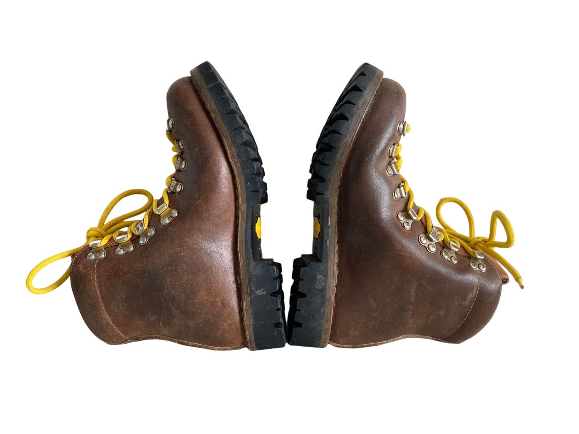 Vintage 1970s ASOLO Sport Yukon Brown Leather Hiking Trail