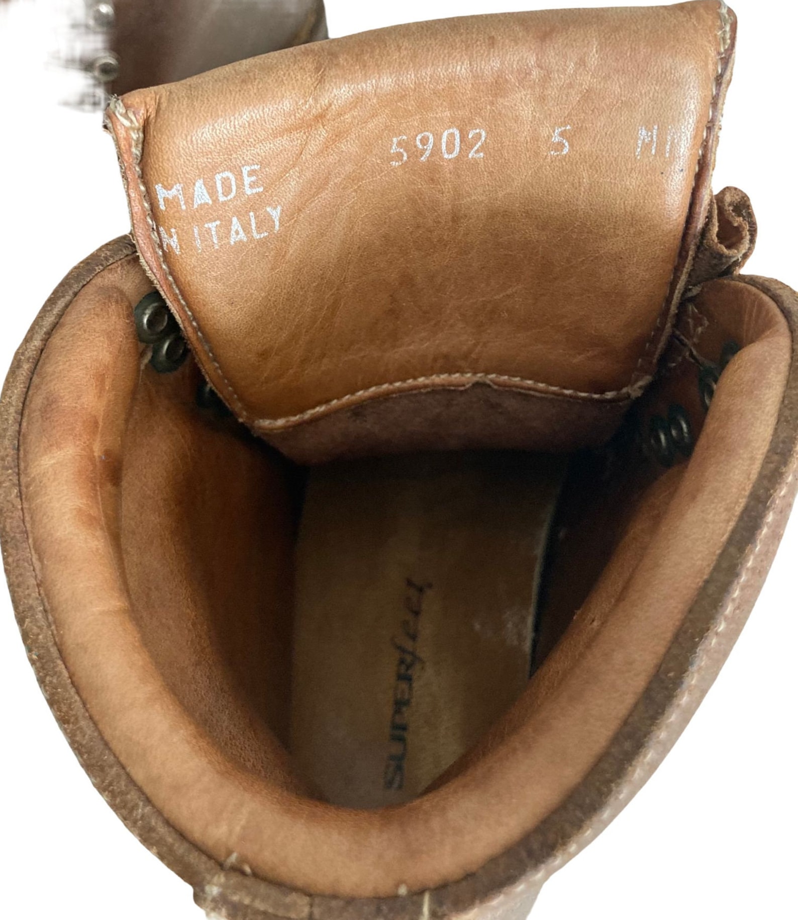 Vintage 1970s ASOLO Sport Yukon Brown Leather Hiking Trail