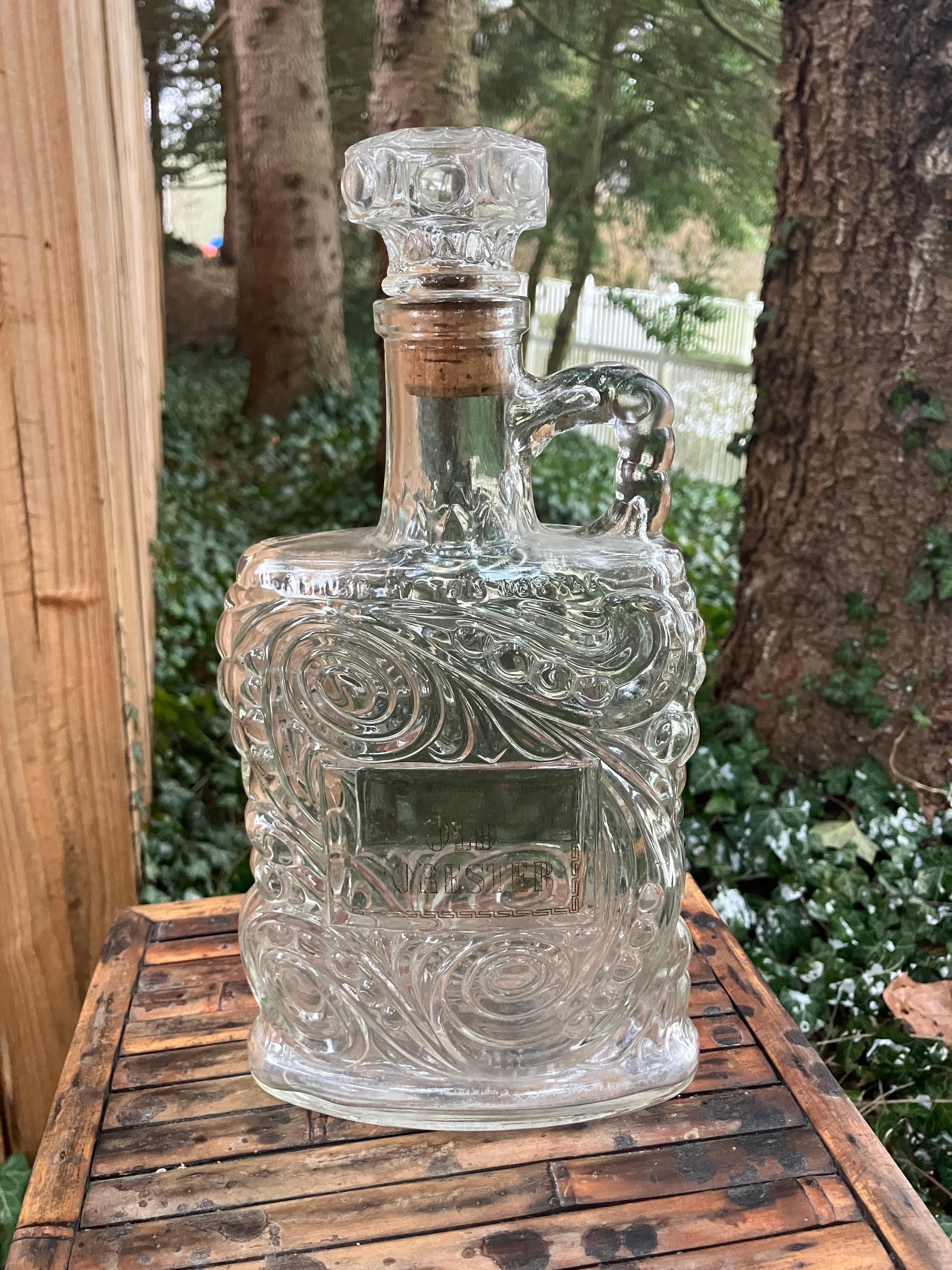 Vintage 1950's • Old Forester Kentucky Bourbon Whiskey DECANTER
