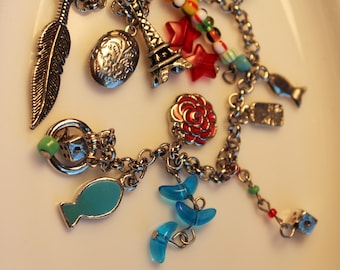 Silver Charm Bracelet